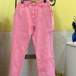 Juicy Couture Pink Straight Leg Jeans